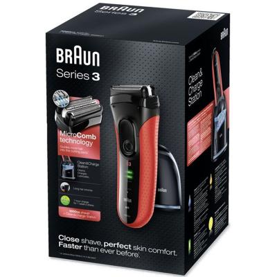 Електробритва Braun Series 3 3050 cc Red - зображення 3