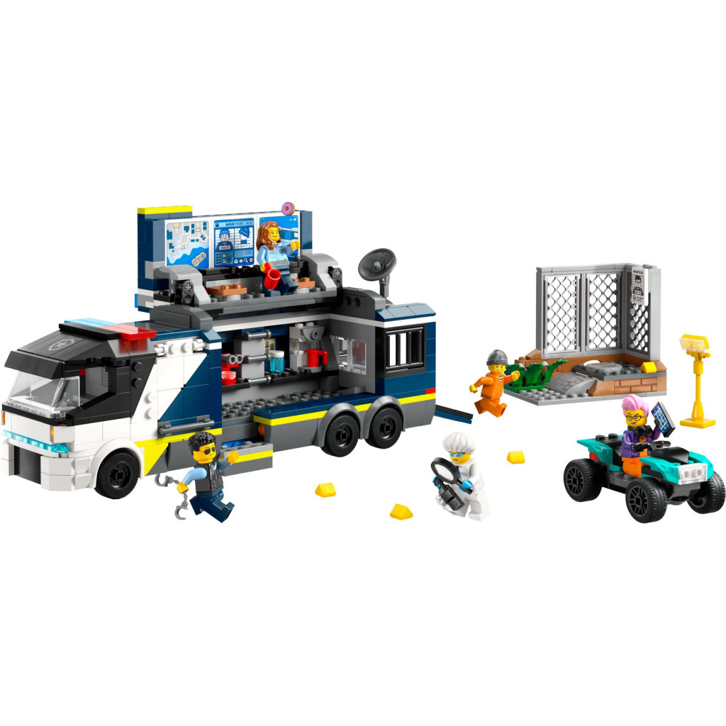 Конструктор LEGO City Пересувна поліцейська криміналістична лабораторія 674 деталей (60418) - зображення 2