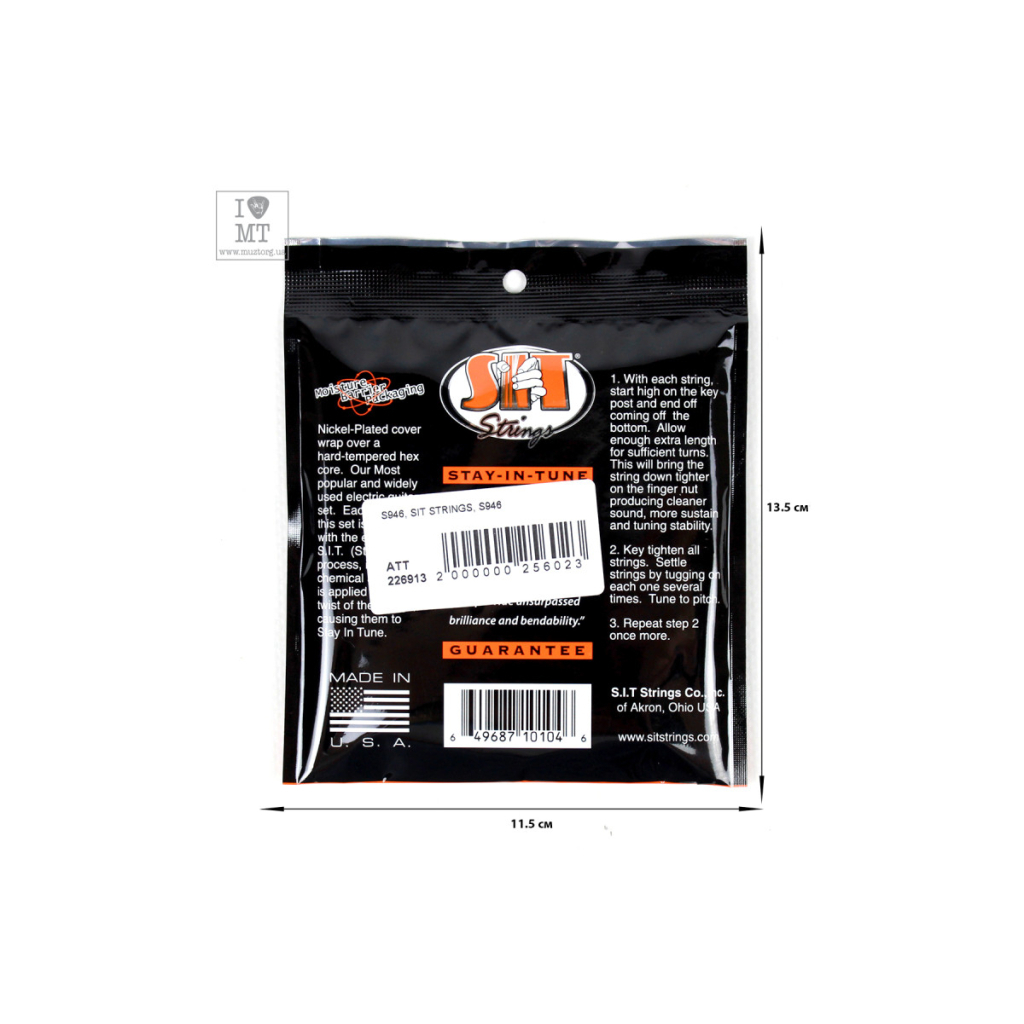 Струни для гітари SIT Strings S946 (09-46) (226913) - зображення 2