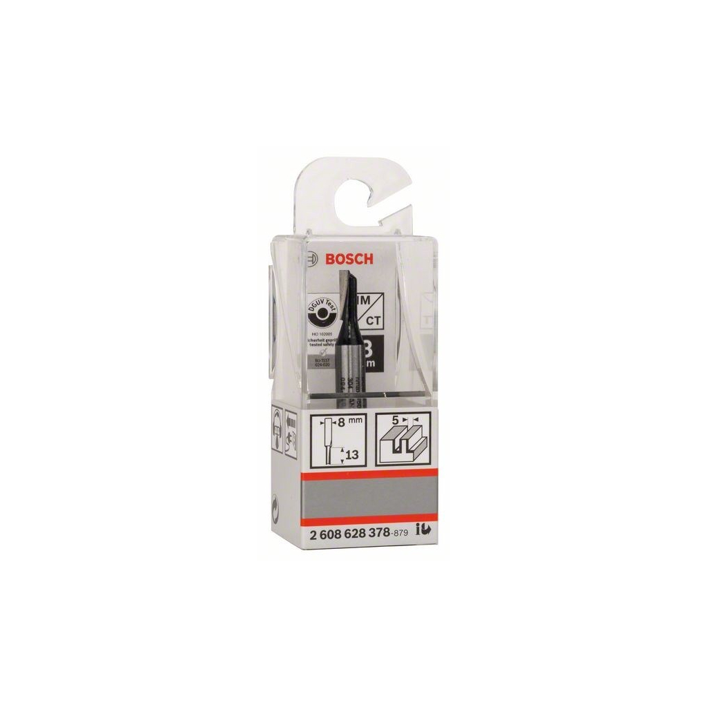 Фреза Bosch Professional пазова з одним лезом, Std, S8, D5, L12.7 (2.608.628.378) - зображення 6