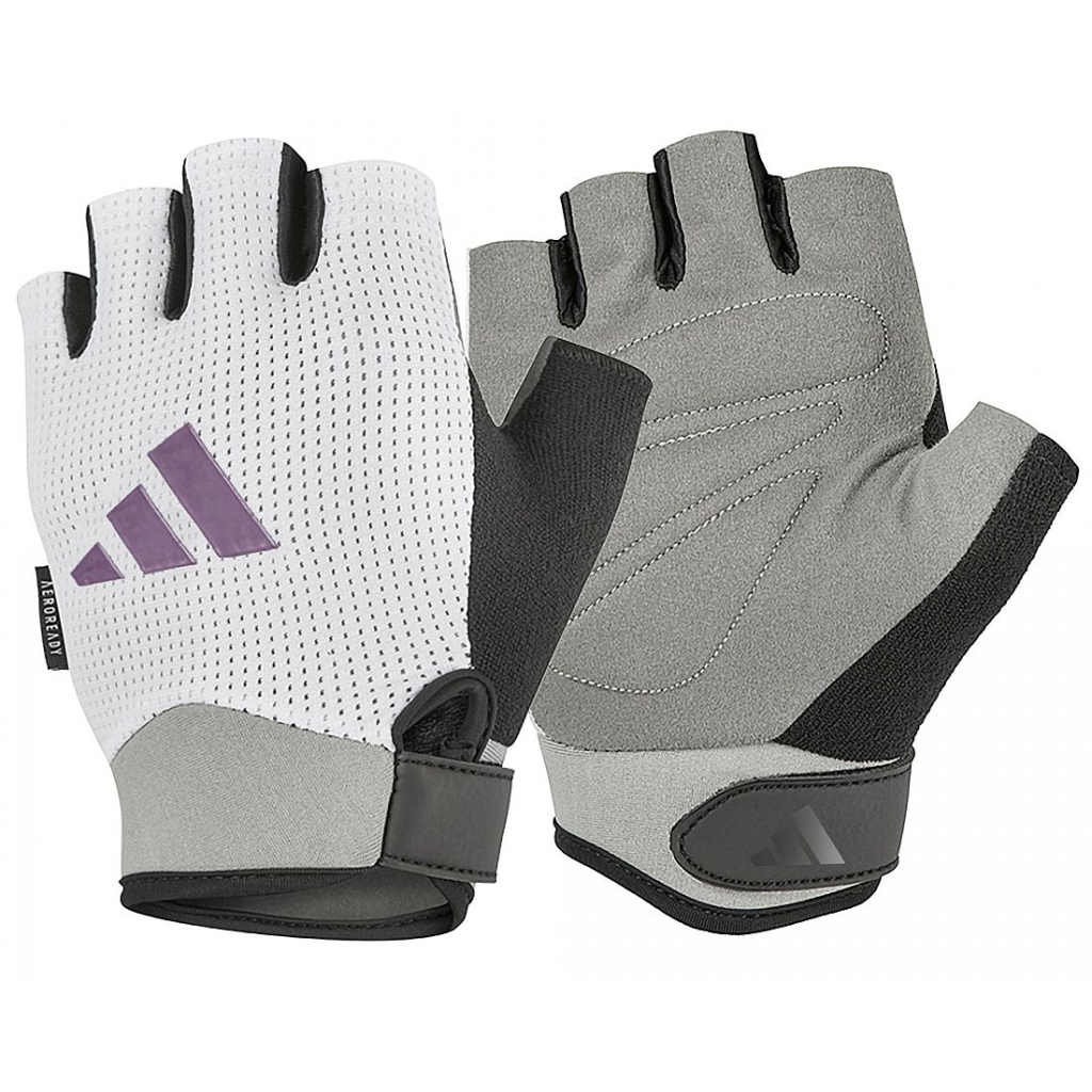 Рукавички для фітнесу Adidas Performance Women's Gloves ADGB-13255 білий, сірий L (885652019088) - изображение 1
