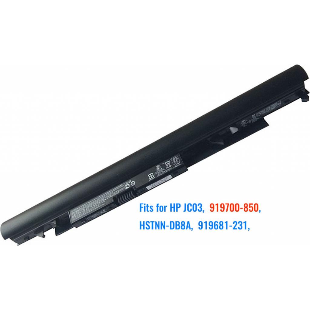 Акумулятор до ноутбука HP 255 G6 JC03, 2850mAh (31Wh), 3cell, 11.1V, Li-ion (A47319) - зображення 2