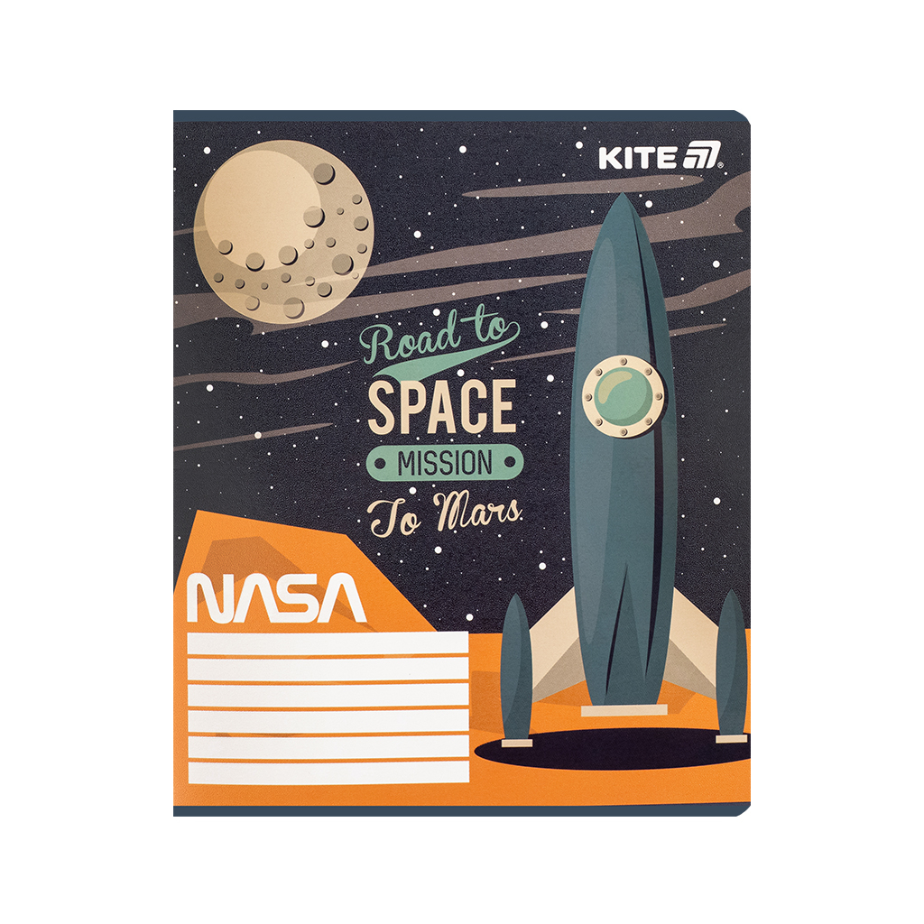 Зошит Kite NASA, 12 аркушів, клітинка (NS25-232) - изображение 6