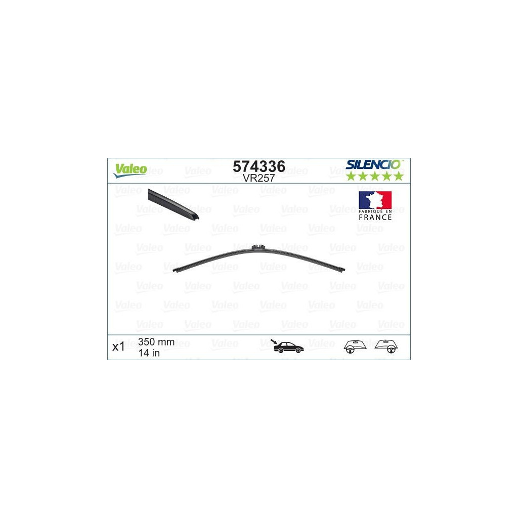 Щітка склоочисника Valeo 574336 - зображення 5