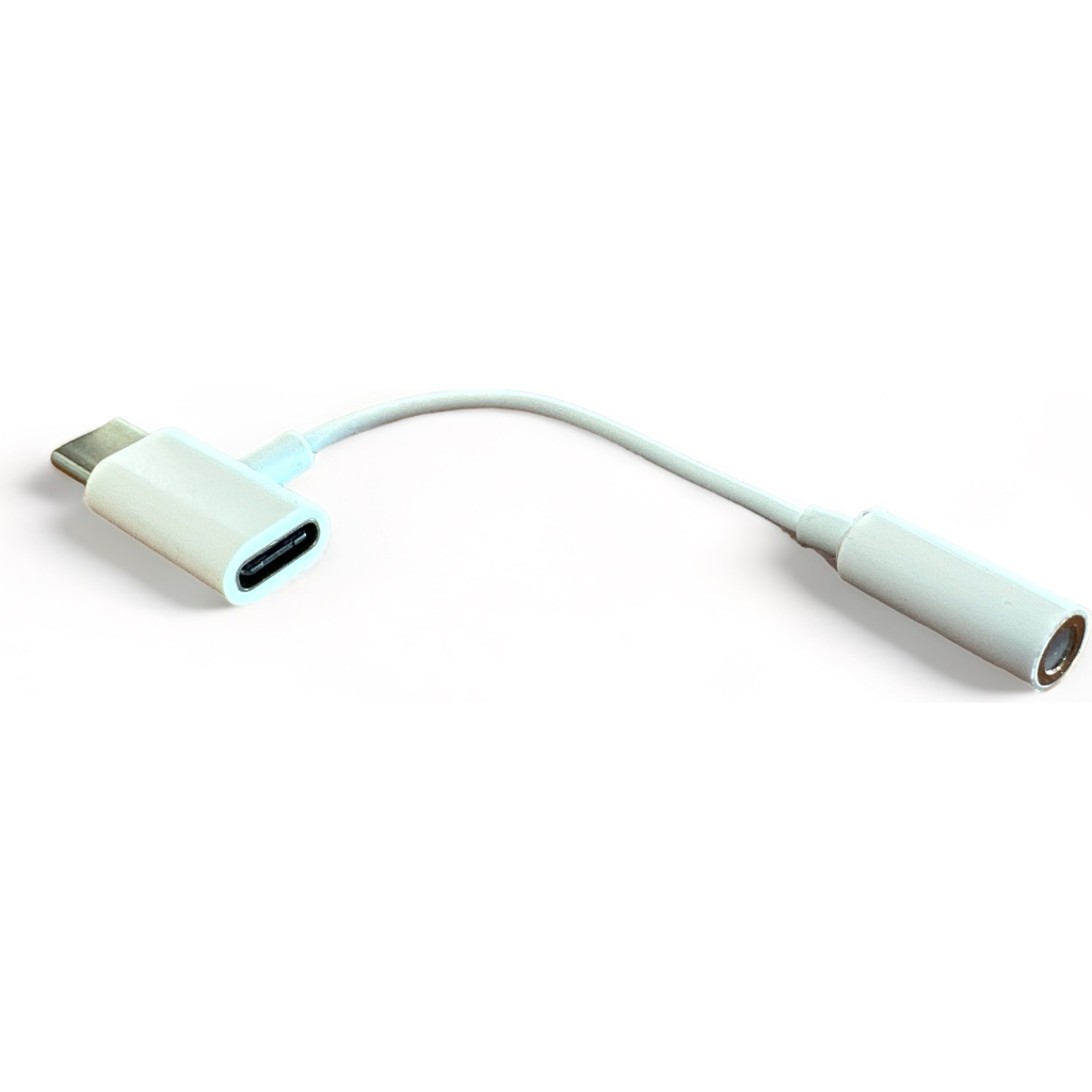 Перехідник Type-C to Type-C Jack 3.5mm white AC-202 XoKo (XK-AC-202-WH) - зображення 2
