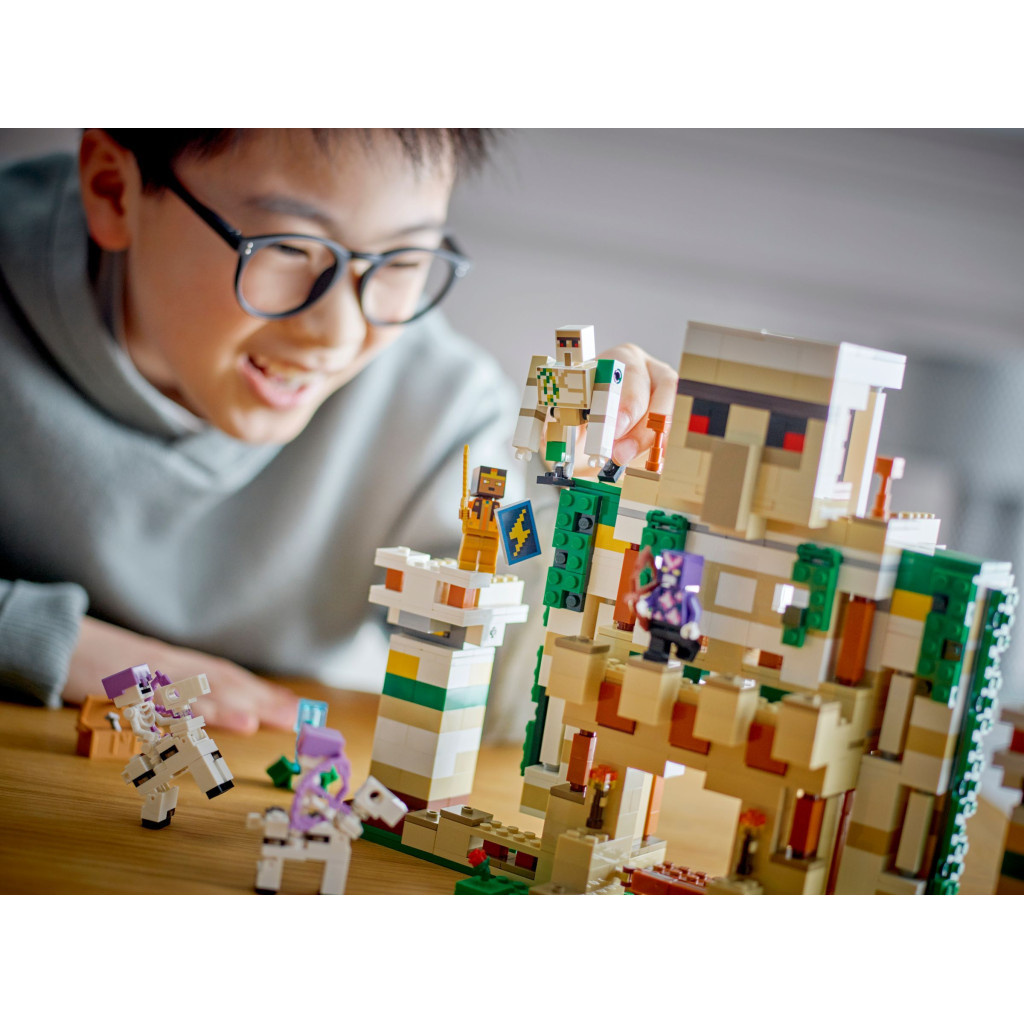 Конструктор LEGO Minecraft Фортеця «Залізний голем» 868 деталей (21250) - зображення 12