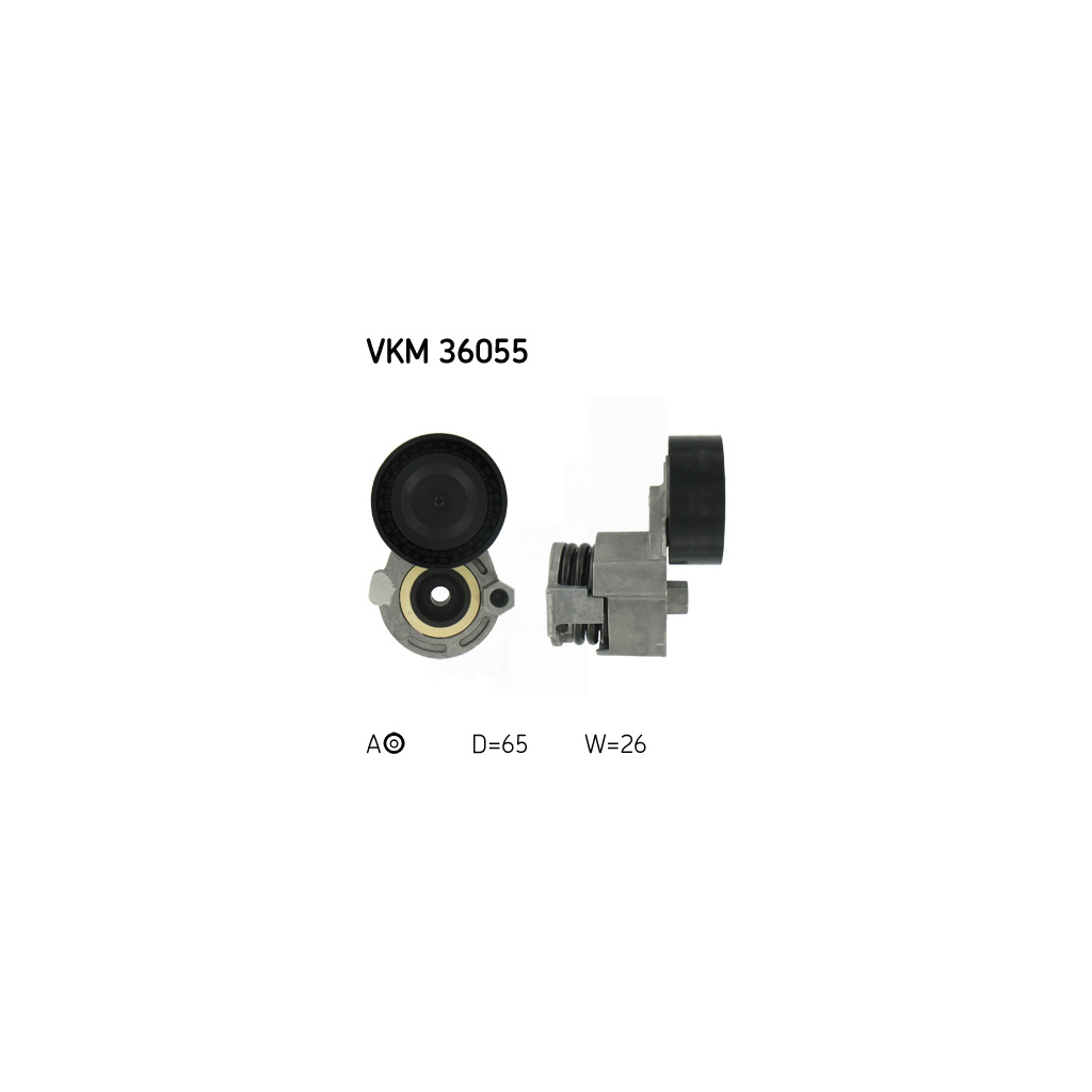Натягувач ременя з роликом SKF VKM 36055 - зображення 1