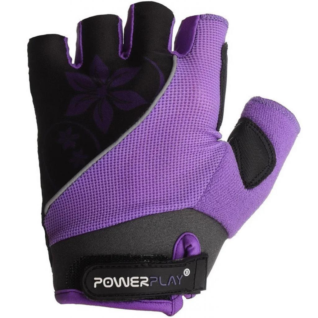 Велорукавиці PowerPlay Women 5281 Purple S (5281D_S_Purple) - зображення 2