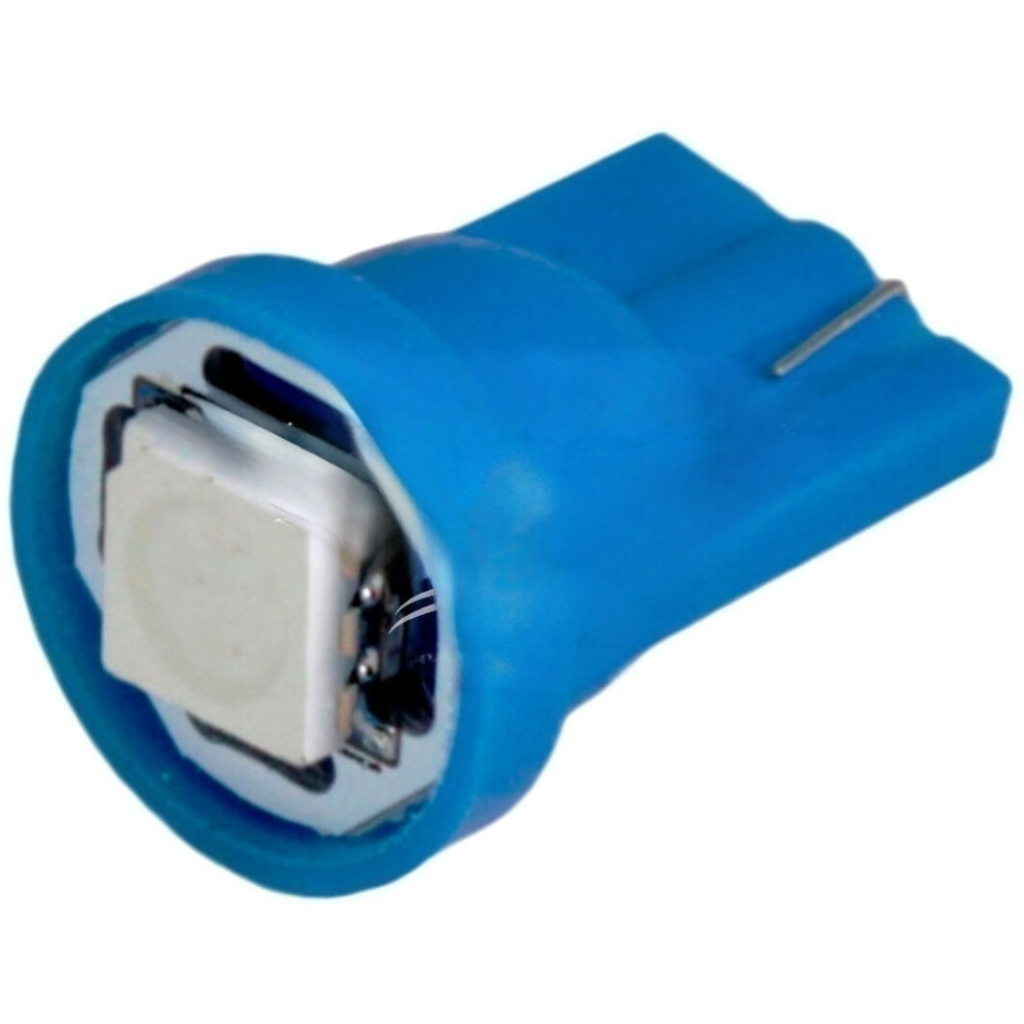 Автолампа Zollex LED T10 SMD5050x1 12V Blue TB1109 - зображення 1