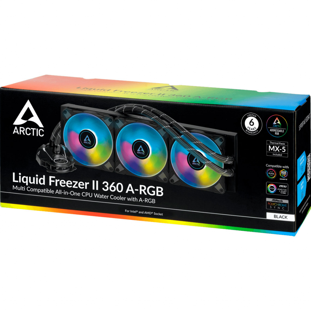 Система рідинного охолодження Arctic Liquid Freezer II 360 A-RGB (ACFRE00101A) - зображення 8