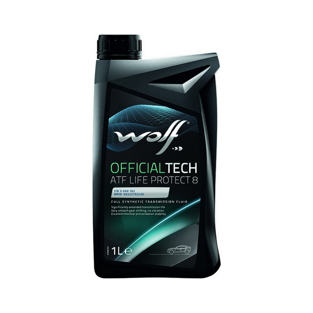 Трансмісійна олива Wolf OFFICIALTECH ATF LIFE PROTECT 8 1л (8326479) - зображення 1
