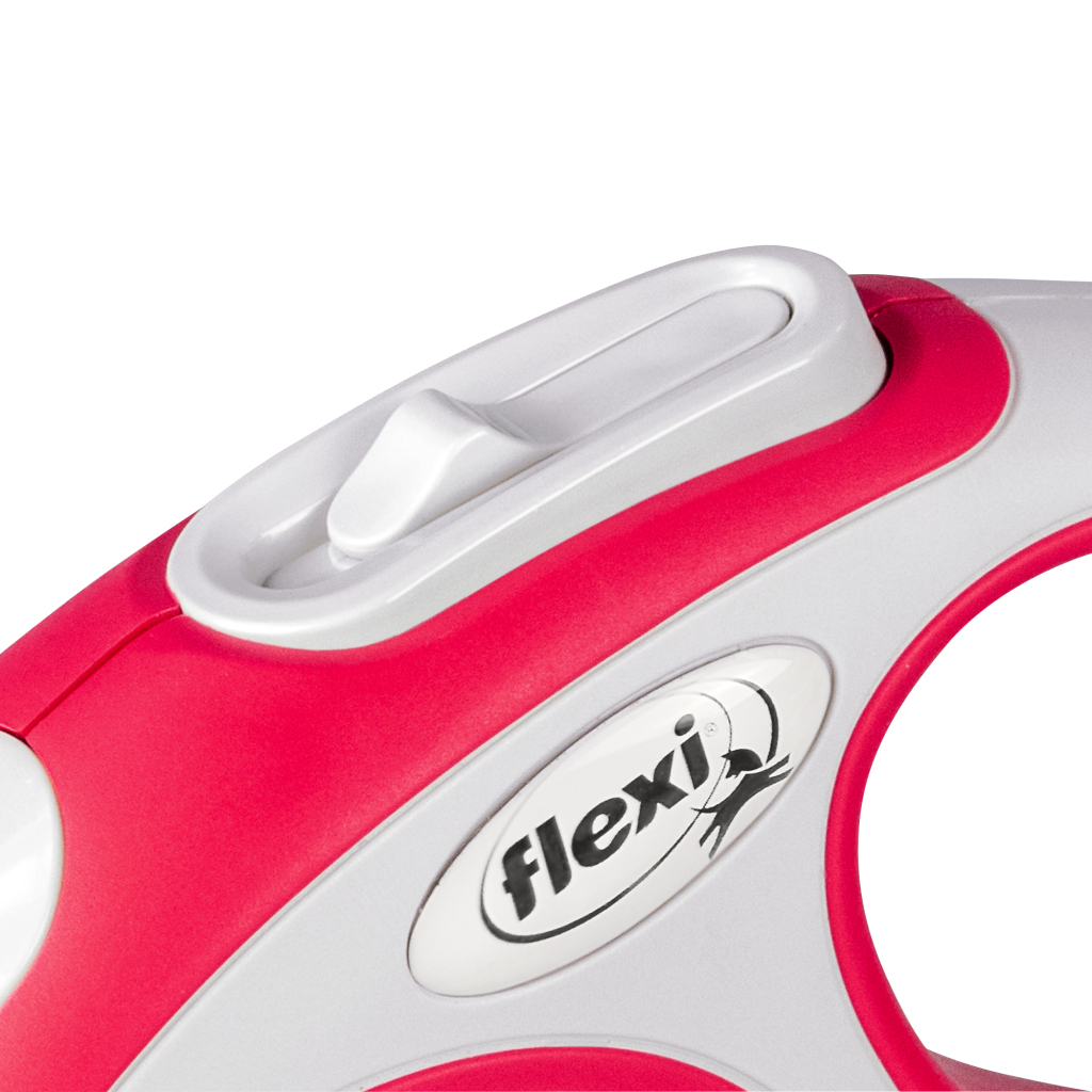 Повідець для собак Flexi New Comfort XS стрічка 3 м (червоний) (4000498043424) - зображення 3