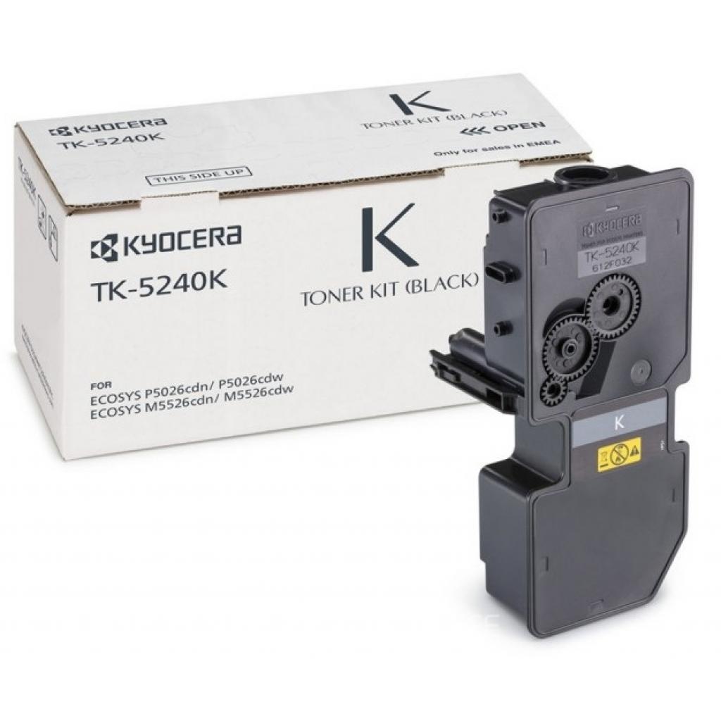 Тонер-картридж CET Kyocera TK-5240K, для ECOSYS P5026/M5526 (CET8996K) - зображення 1