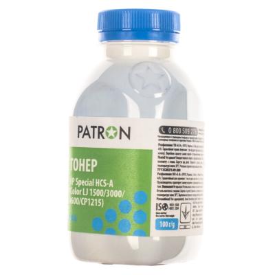 Тонер HP CLJ 1500/3000/4600/CP1215) CYAN 100г Patron (HCS-A-C-100) - зображення 2