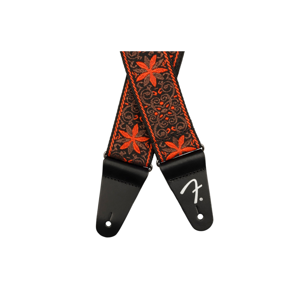 Ремінь для гітари Fender Strap 2" Pasadena Woven Orange Wallflower (236931) - зображення 2