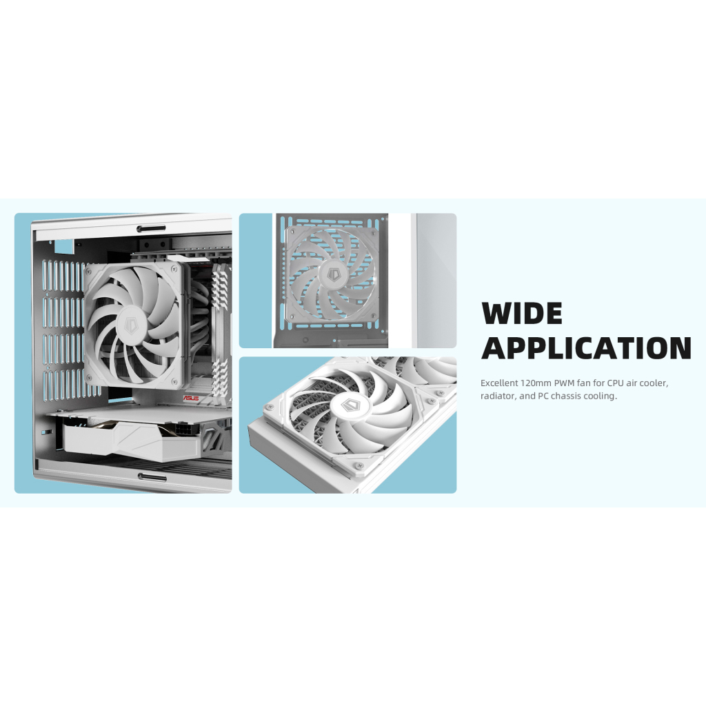 Кулер до корпусу ID-Cooling TF-12015-W - зображення 11