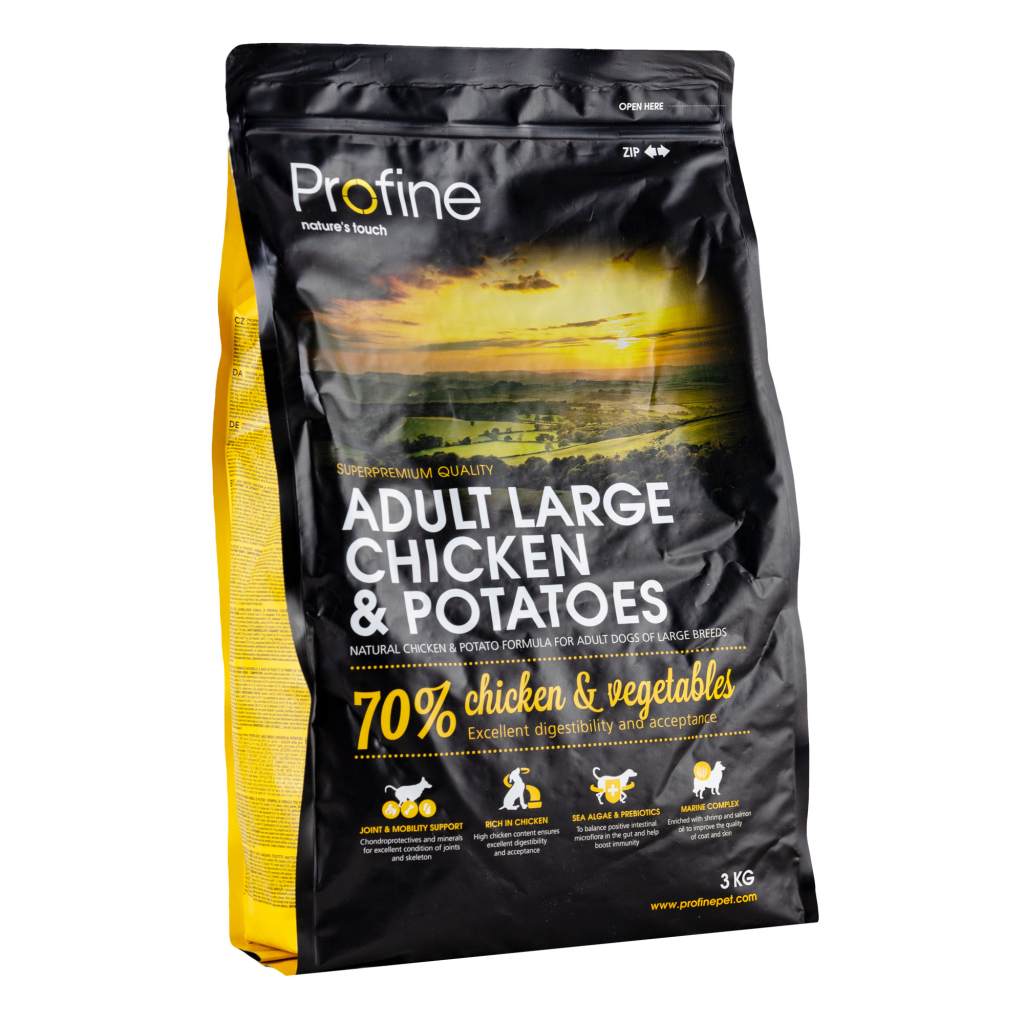 Сухий корм для собак Profine Adult Large Chicken з куркою та картоплею 3 кг (8595602517466) - зображення 1