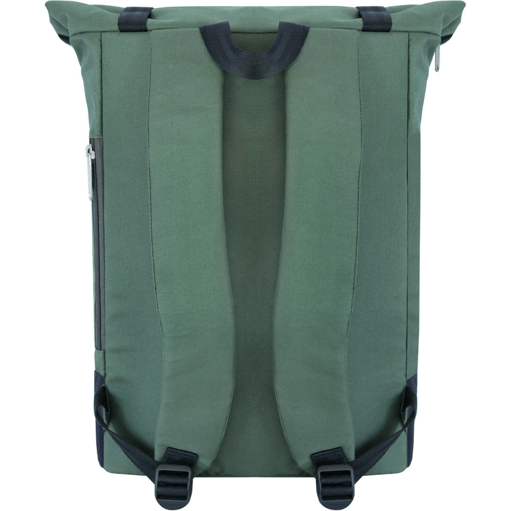 Рюкзак для ноутбука Bagland 15" Holder 25L, roll top, 0051666, khaki/black (1065919119) - зображення 3