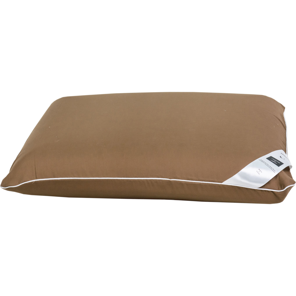 Подушка MirSon ортопедична 6057 Delicate satin Cacao Men 59х43х12 (2200003261806) - зображення 1