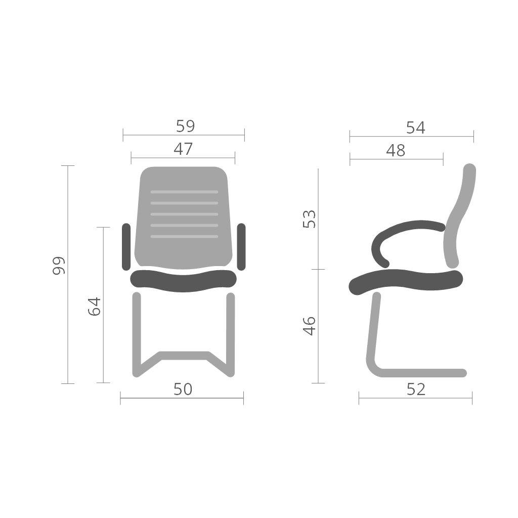 Офісне крісло Аклас Фіджі BL CF Чорне (12766) - зображення 6