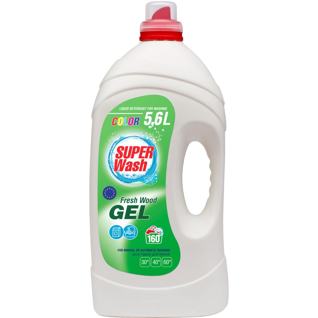 Гель для прання Super Wash Color 5.6 л (4820096034255) - зображення 1
