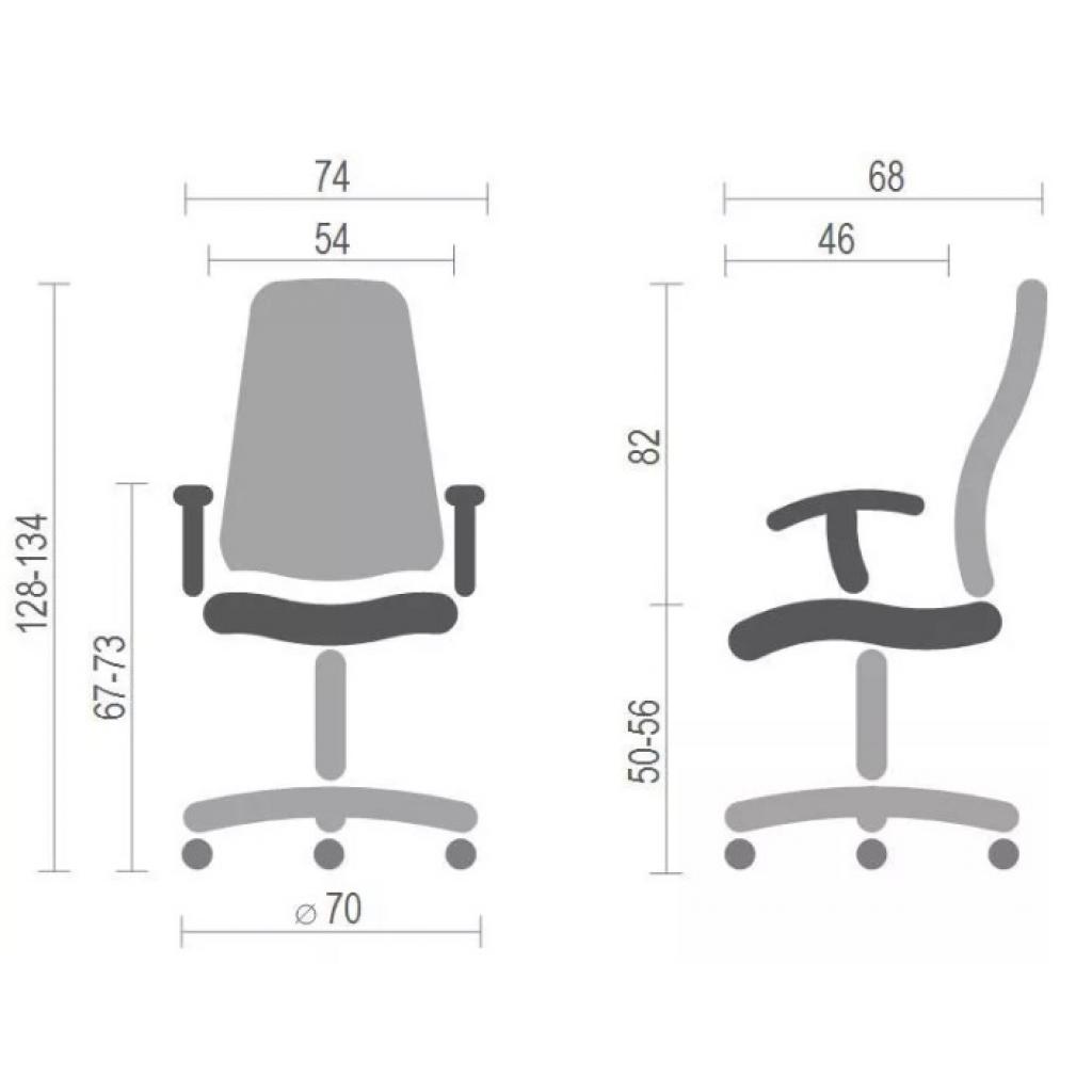 Крісло ігрове Аклас Ретчет PL MB Черное (11929) - зображення 6