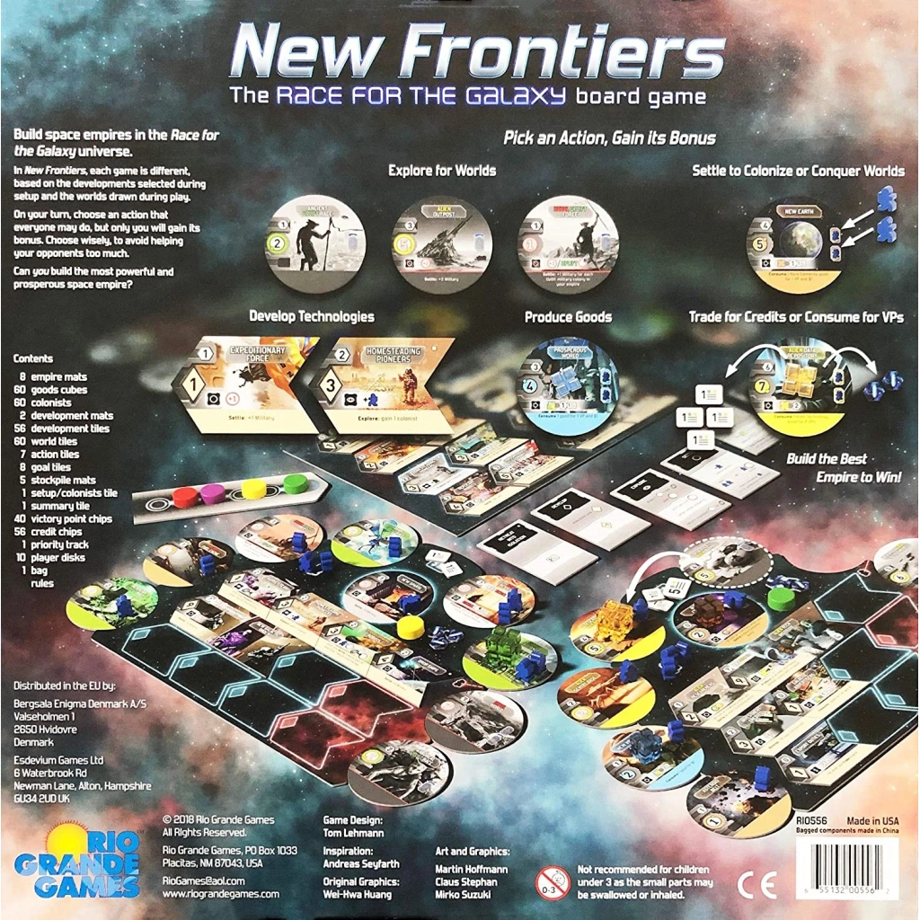 Настільна гра Rio Grande Games Race for the Galaxy: New Frontiers (Боротьба за галактику: Нові рубежі) (6501158) - зображення 2