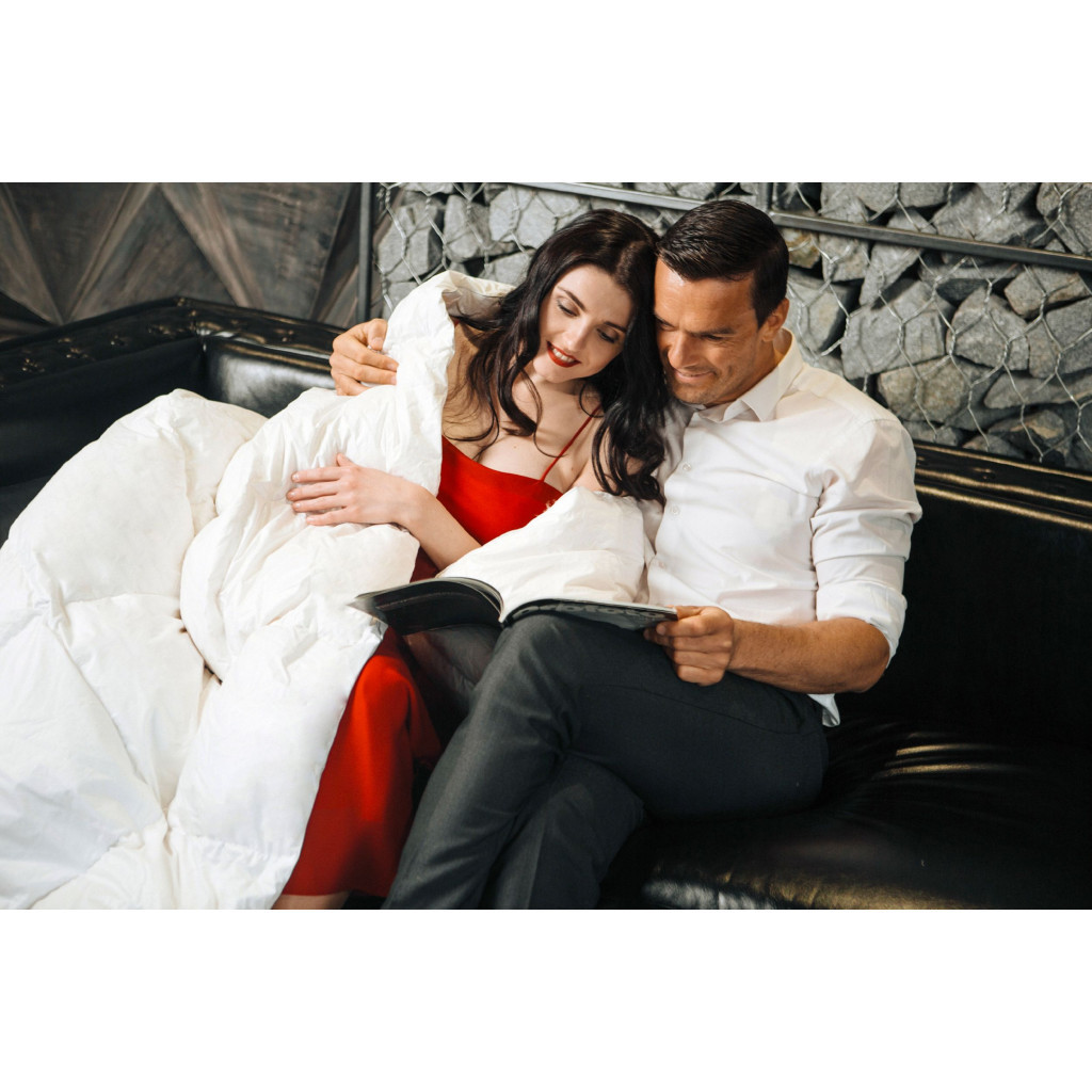 Ковдра MirSon бавовняна №1443 Luxury Exclusive Зимова 140x205 см (2200001537484) - изображение 12