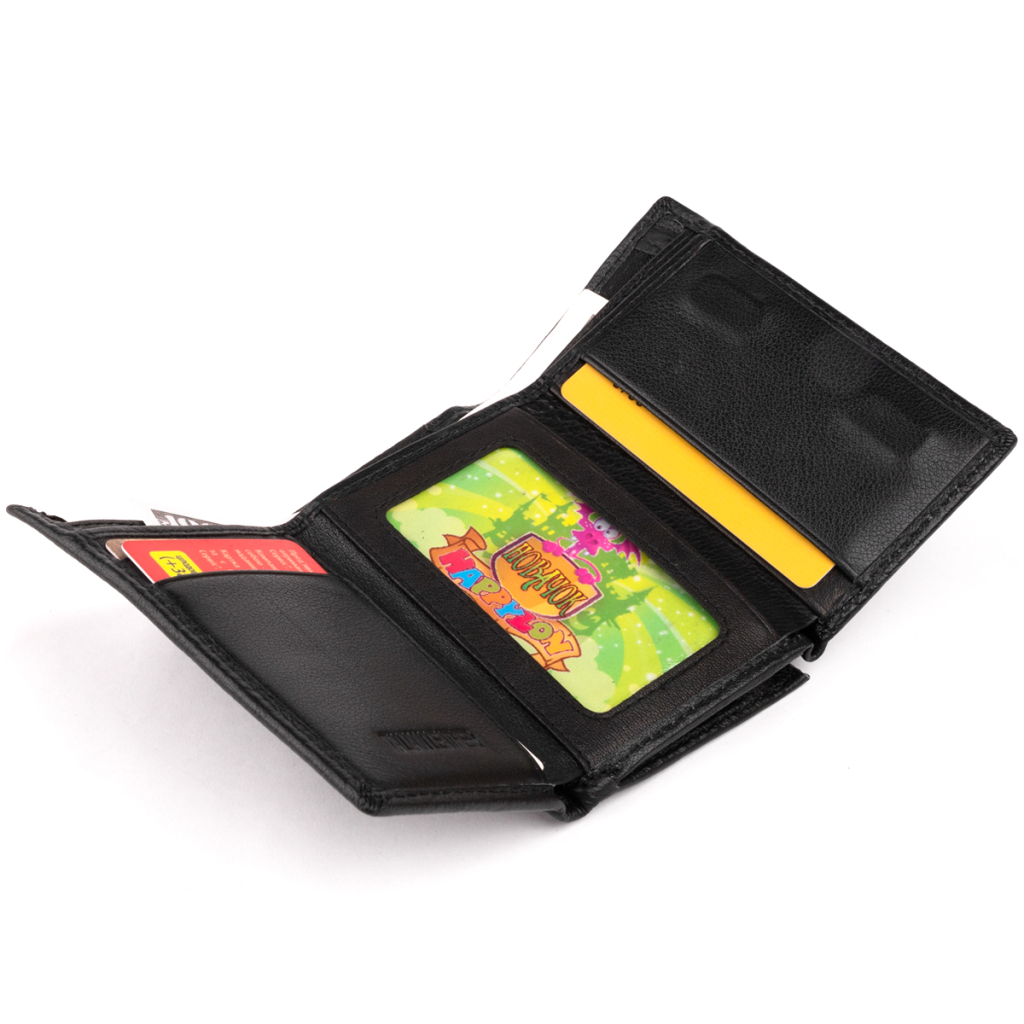 Портмоне ST Leather Зі шкіри Чорне (19331) - зображення 7