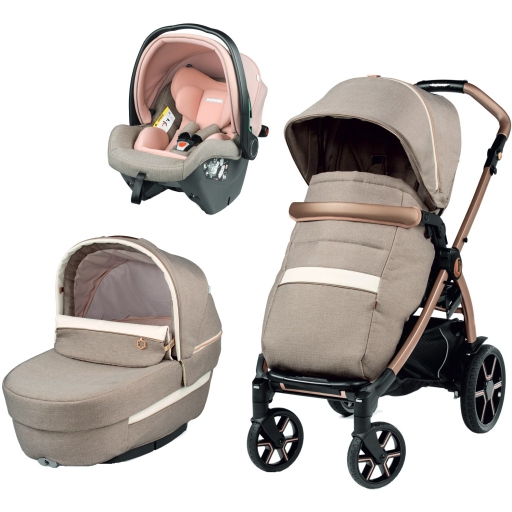 Коляска Peg-Perego 3 в 1 Book Mon Amour SLK Рожева (2000000130576) (PACK-BOOK31SLK0001) - зображення 1