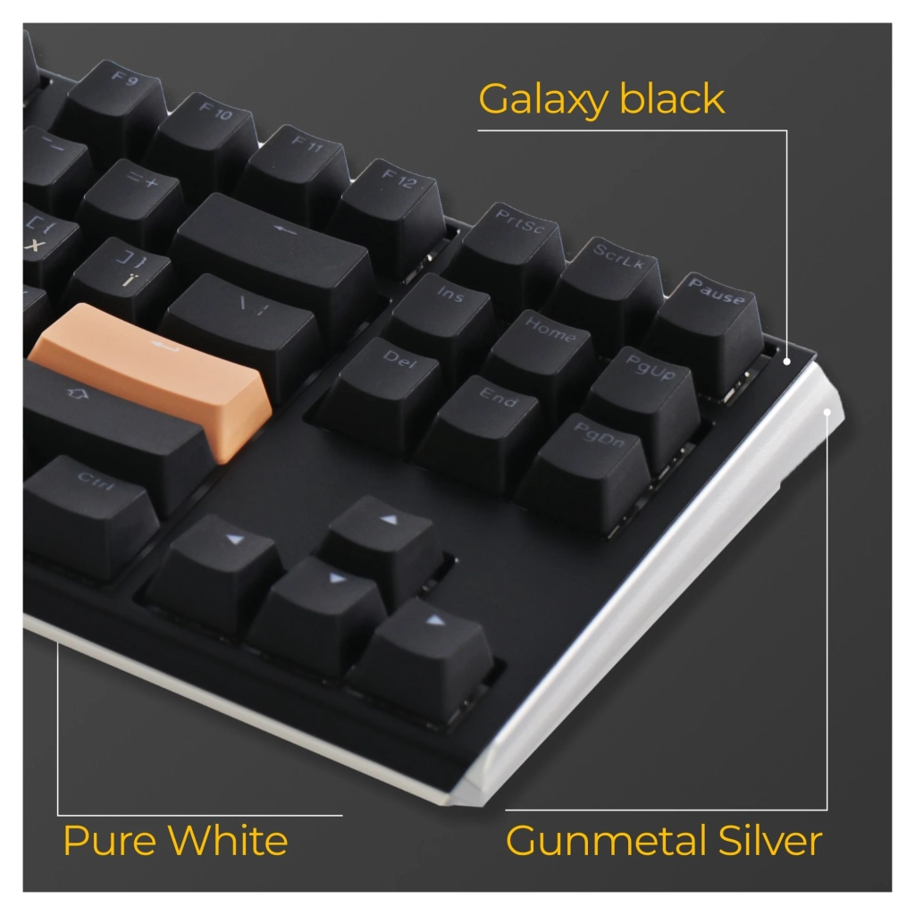 Клавіатура Ducky One 3 TKL Cherry MX Brown RGB UA USB Black (DKON2187ST-BUAPXCLAWSC1) - зображення 10