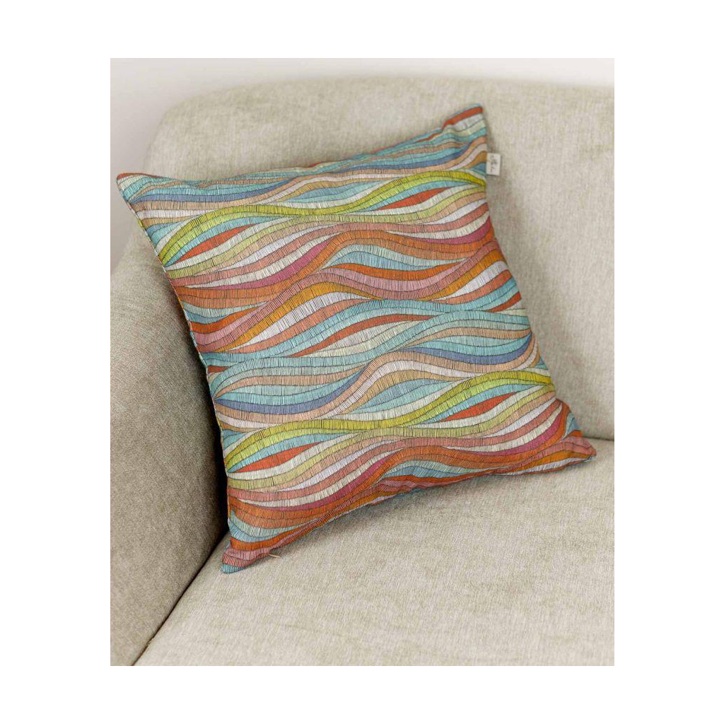 Наволочка Прованс декоративна 45х45 см MixPrint 501 хвиля (4823093447585) - изображение 1