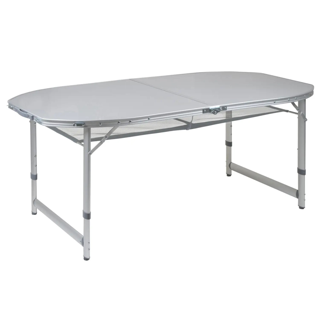 Туристичний стіл Bo-Camp Premium Oval 150x80 cm Grey (1404405) - зображення 2