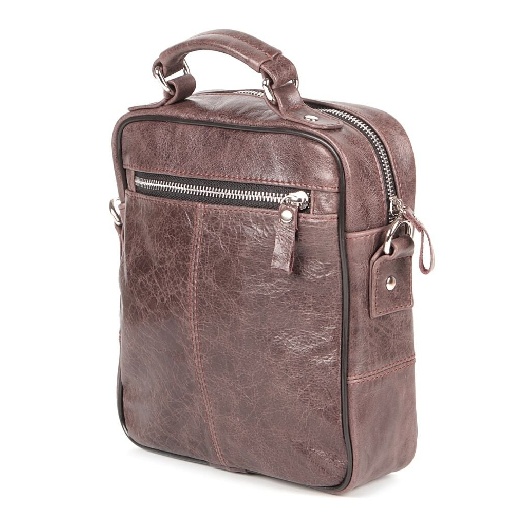 Сумка Shvigel Шкіряна Коричнева (00874) - зображення 6