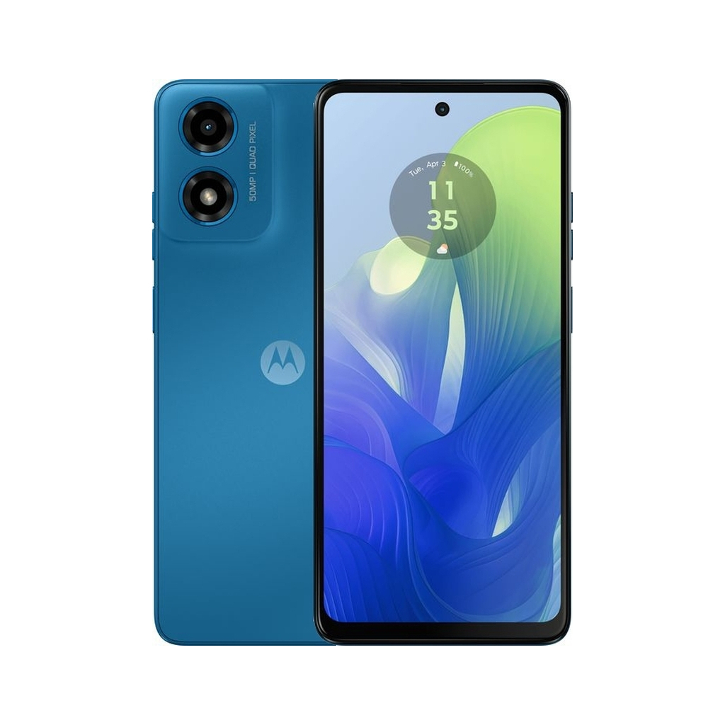 Мобільний телефон Motorola G04s 4/128GB Satin Blue (PB360042UA) - зображення 1