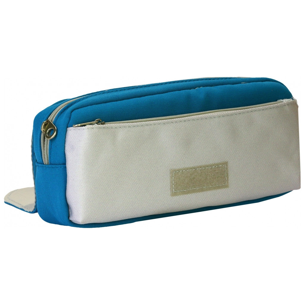 Пенал Cool For School 2 відділення з кишенею Синій (CF6920-blue) - зображення 2