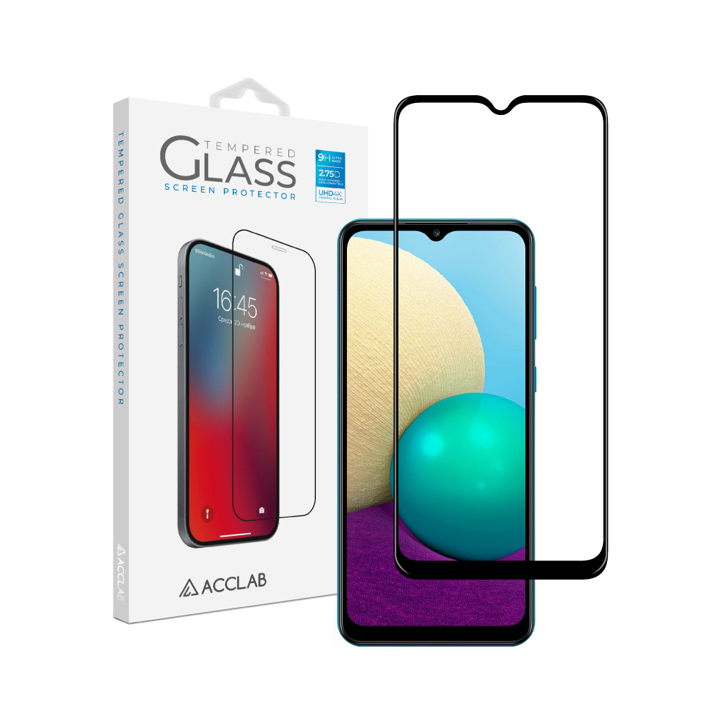 Скло захисне ACCLAB Full Glue Samsung A02 (1283126509605) - зображення 1