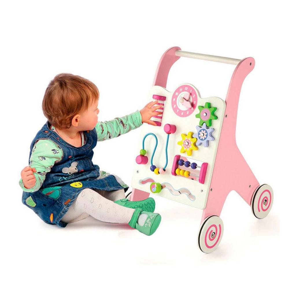 Ходунки Viga Toys рожеві (50178) - изображение 2