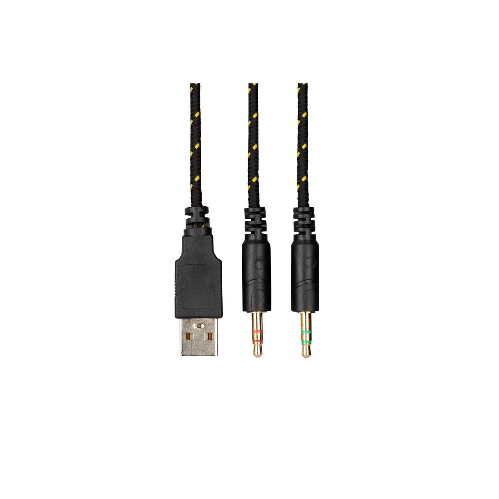 Навушники 2E HG340 RGB 3.5mm Yellow (2E-HG340YW) - зображення 8