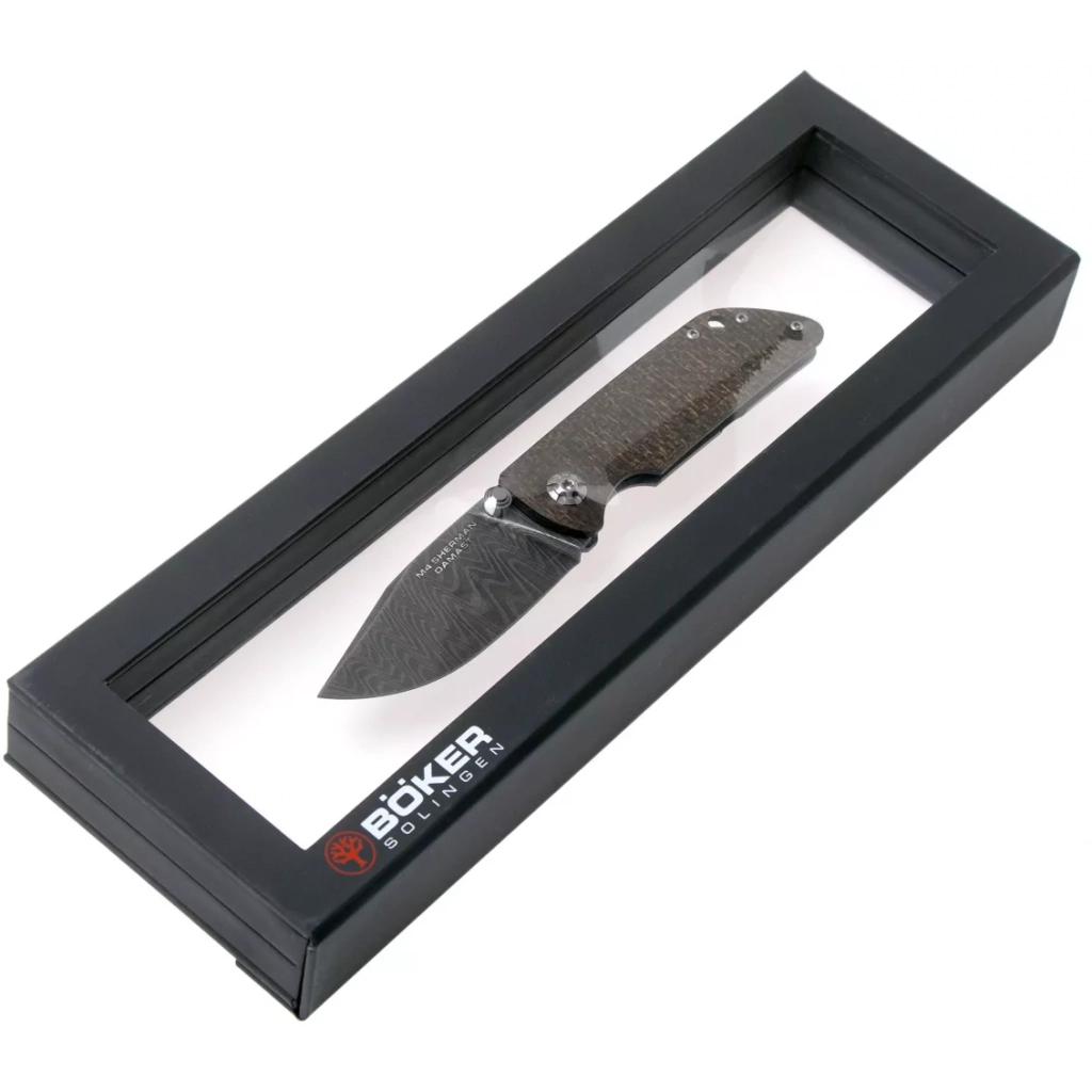 Ніж Boker M4 Sherman Damascus (110662DAM) - зображення 8