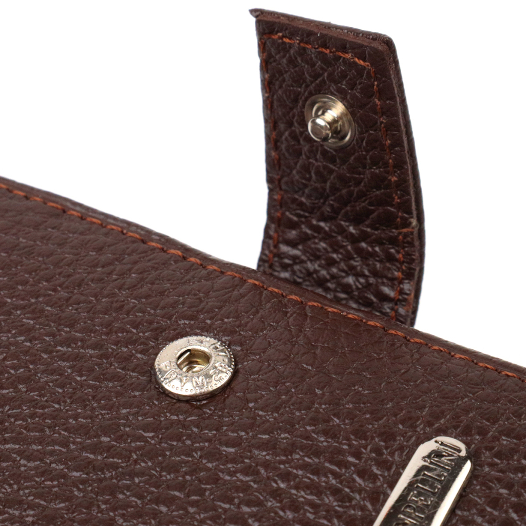 Гаманець Canpellini З натуральної шкіри Флотар Коричневий (21886) - зображення 5
