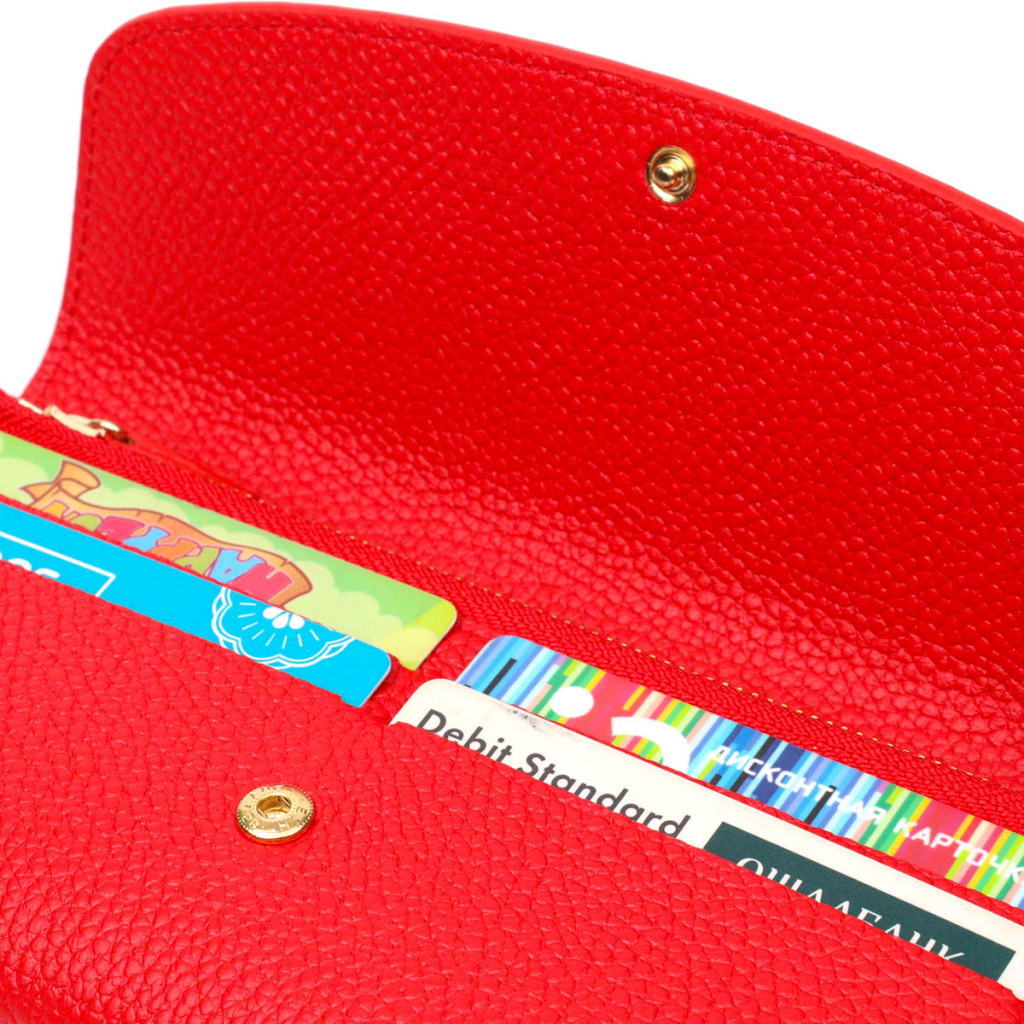 Гаманець Tony Bellucci З натуральної шкіри Червоний (21969) - зображення 5