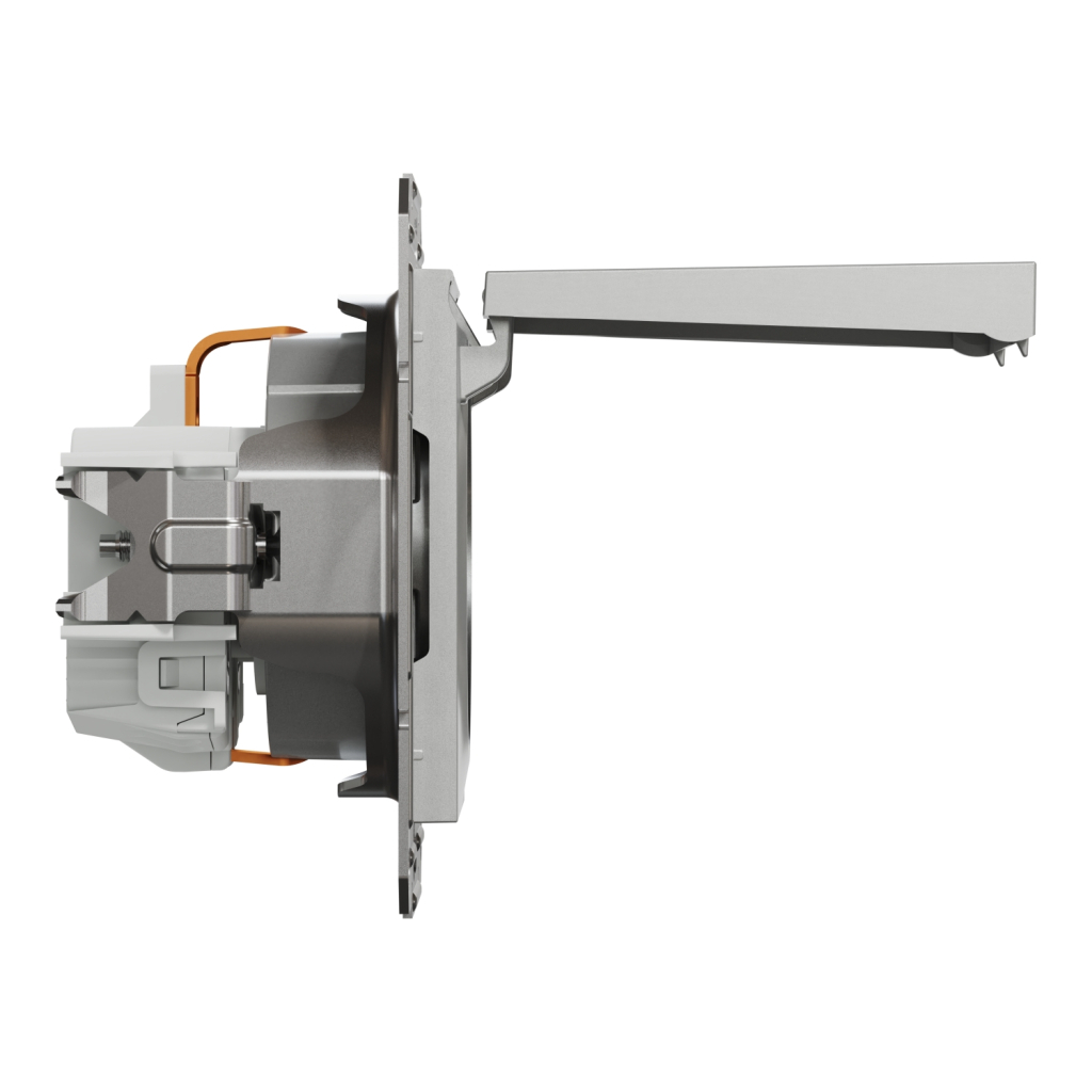 Розетка Schneider Electric ASFORA з кришкою, алюміній (EPH3100161) - изображение 3