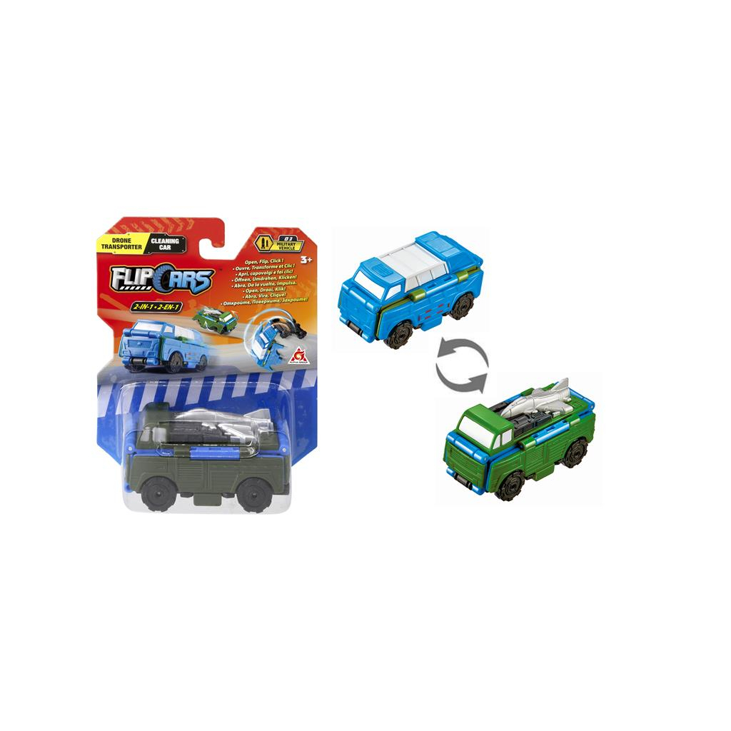 Машина Flip Cars 2 в 1 Дрон-транспортер і Прибиральний автомобіль (EU463875-17) - зображення 1