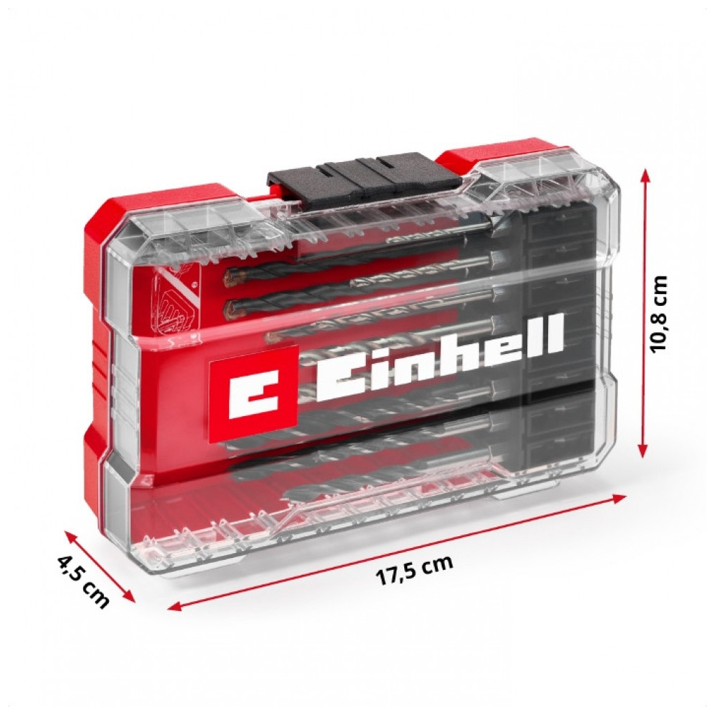 Набір свердл Einhell універсальний, 2-8мм, 16 шт, кейс (108953) - зображення 10
