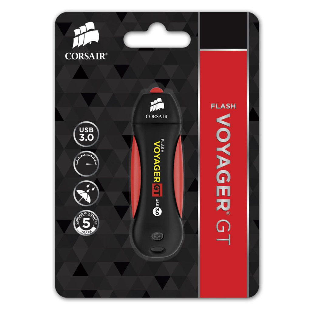 USB флеш накопичувач Corsair 256GB Voyager GT USB 3.0 (CMFVYGT3B-256GB) - зображення 5
