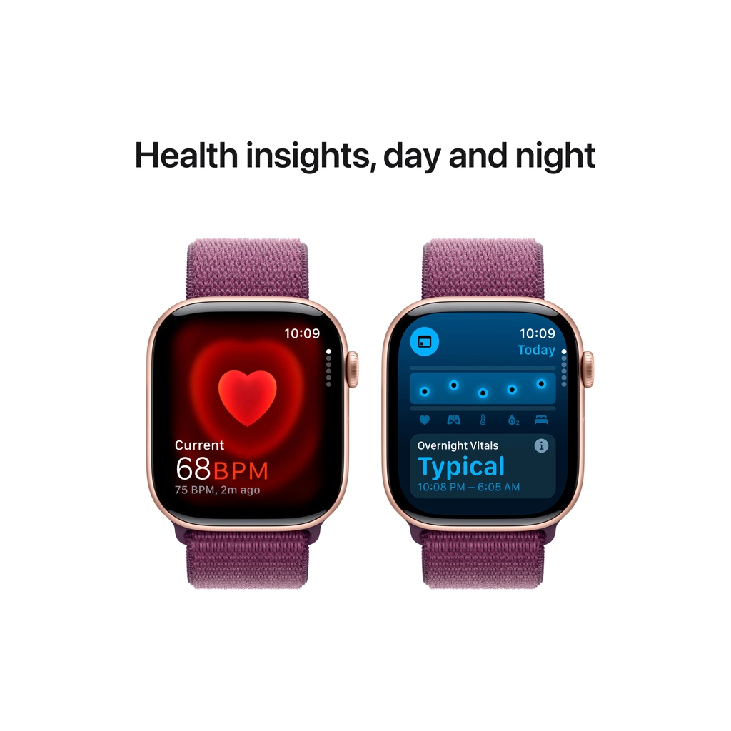 Смарт-годинник Apple Watch Series 10 GPS 46mm Rose Gold Aluminium Case with Plum Sport Loop (MWWV3QH/A) - зображення 5