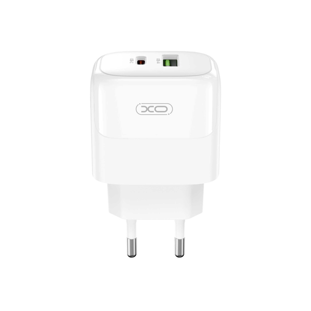 Зарядний пристрій XO L138 48W USB-C PD30W + USB-A QC18W White (L138_White) - зображення 6