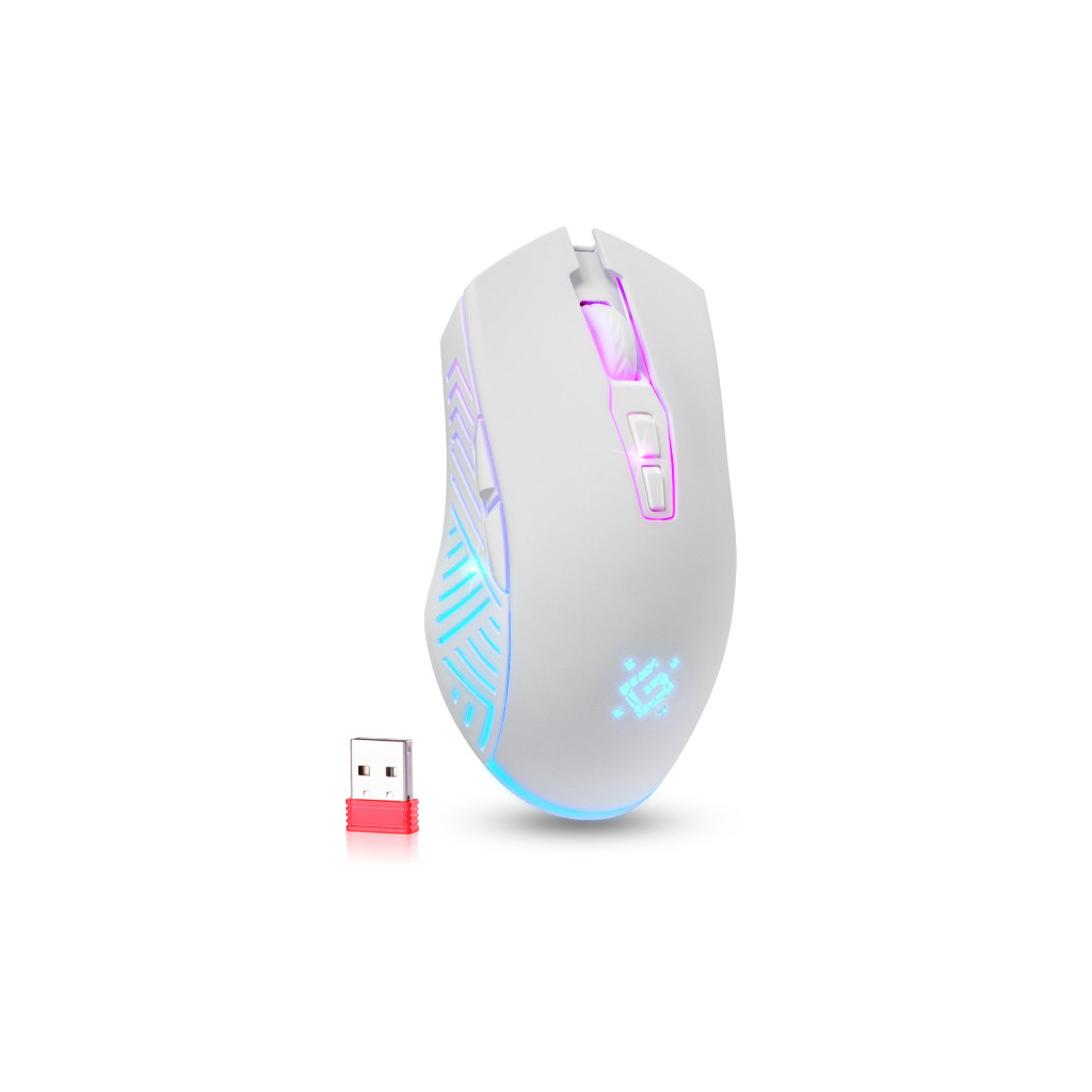 Мишка Defender Pandora GM-502 LED Wireless White (52502) - зображення 10