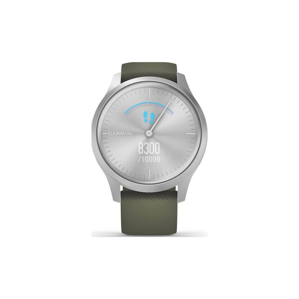 Смарт-годинник Garmin vivomove Style, Silver, Moss, Silicone (010-02240-21) - зображення 4